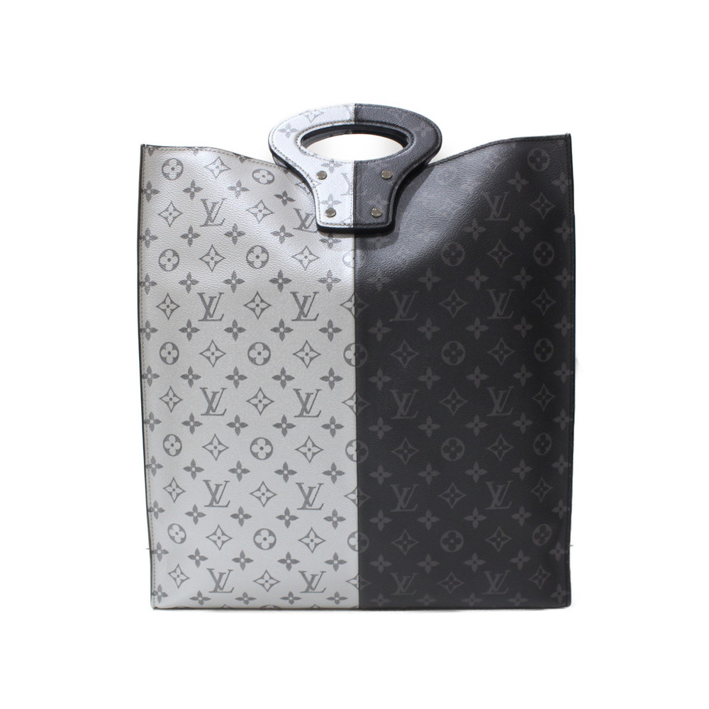 Louis Vuitton Monogram Eclipse Split Canvas Tote … - image 4